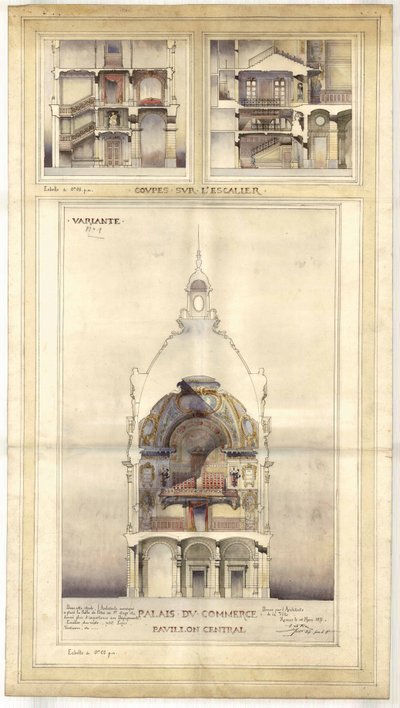 Palace of Commerce of Rennes: Central Pavilion by Emmanuel le Ray